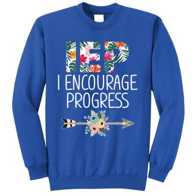 Iep I Encourage Progress Great Gift Special Education Teacher Great Gift Sweatshirt