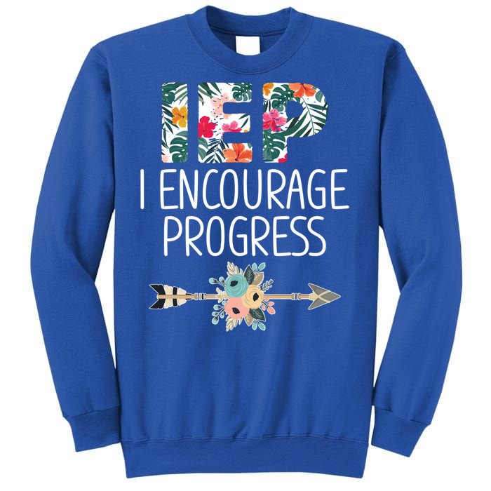 Iep I Encourage Progress Great Gift Special Education Teacher Great Gift Sweatshirt