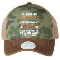 If I Ever Go Missing Follow My Funny Parenting Meaningful Gift Legacy Tie Dye Trucker Hat