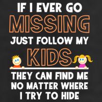If I Ever Go Missing Follow My Funny Parenting Meaningful Gift 7 Panel Mesh Trucker Snapback Hat