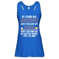 If I Ever Go Missing Follow My Funny Parenting Meaningful Gift Ladies Essential Flowy Tank