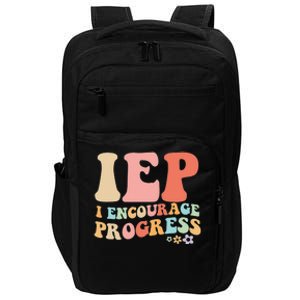 IEP I Encourage Progress Special Education teacher graphics Impact Tech Backpack