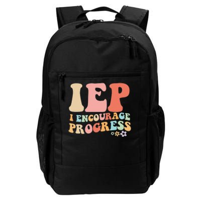 IEP I Encourage Progress Special Education teacher graphics Daily Commute Backpack