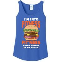 Im Into Fitness Burger Hamburger Fast Food Foodie Gift Ladies Essential Tank