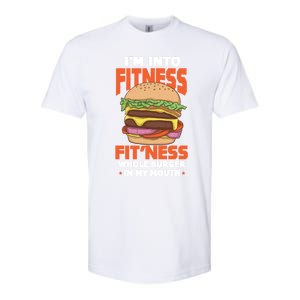 Im Into Fitness Burger Hamburger Fast Food Foodie Gift Softstyle CVC T-Shirt