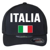 Italy Italian Flag Italia Souvenir Flexfit Unipanel Trucker Cap