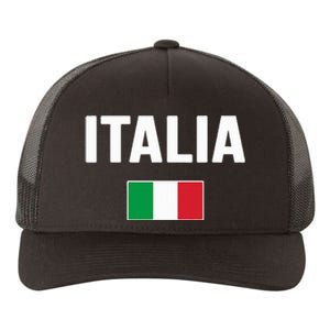 Italy Italian Flag Italia Souvenir Yupoong Adult 5-Panel Trucker Hat