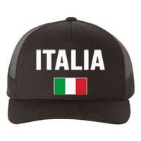 Italy Italian Flag Italia Souvenir Yupoong Adult 5-Panel Trucker Hat