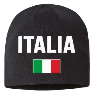 Italy Italian Flag Italia Souvenir Sustainable Beanie