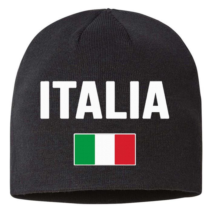 Italy Italian Flag Italia Souvenir Sustainable Beanie