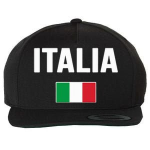 Italy Italian Flag Italia Souvenir Wool Snapback Cap