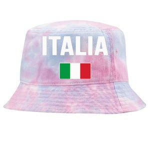 Italy Italian Flag Italia Souvenir Tie-Dyed Bucket Hat