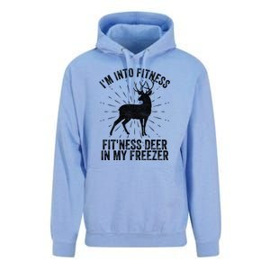 Im Into Fitness Fitness Deer In My Freezer Unisex Surf Hoodie