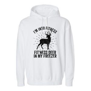 Im Into Fitness Fitness Deer In My Freezer Garment-Dyed Fleece Hoodie