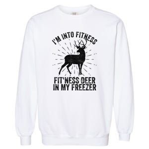 Im Into Fitness Fitness Deer In My Freezer Garment-Dyed Sweatshirt