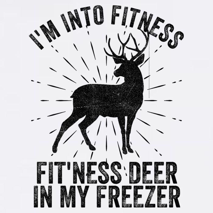Im Into Fitness Fitness Deer In My Freezer Cooling Performance Crew T-Shirt