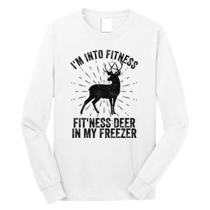 Im Into Fitness Fitness Deer In My Freezer Long Sleeve Shirt