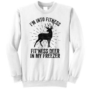 Im Into Fitness Fitness Deer In My Freezer Sweatshirt