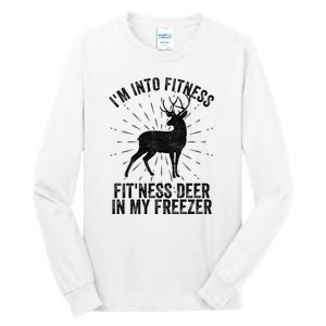 Im Into Fitness Fitness Deer In My Freezer Tall Long Sleeve T-Shirt