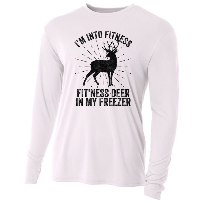 Im Into Fitness Fitness Deer In My Freezer Cooling Performance Long Sleeve Crew