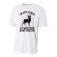 Im Into Fitness Fitness Deer In My Freezer Performance Sprint T-Shirt