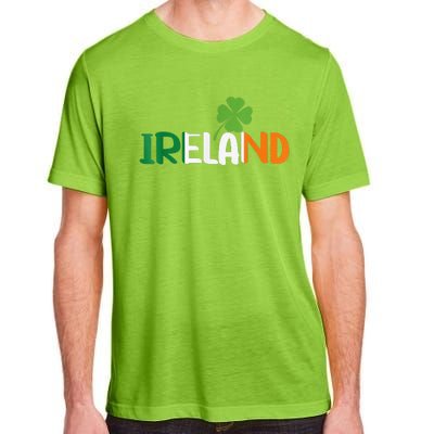 Ireland Irish Flag St Patrick's Day Travel Vacation Europe Adult ChromaSoft Performance T-Shirt