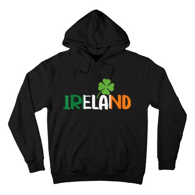 Ireland Irish Flag St Patrick's Day Travel Vacation Europe Hoodie