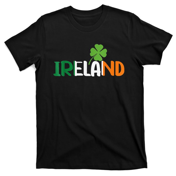 Ireland Irish Flag St Patrick's Day Travel Vacation Europe T-Shirt