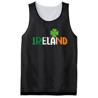 Ireland Irish Flag St Patrick's Day Travel Vacation Europe Mesh Reversible Basketball Jersey Tank