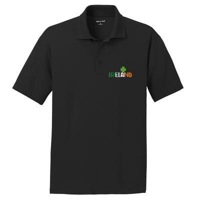 Ireland Irish Flag St Patrick's Day Travel Vacation Europe PosiCharge RacerMesh Polo