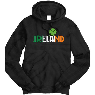 Ireland Irish Flag St Patrick's Day Travel Vacation Europe Tie Dye Hoodie