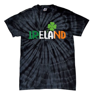 Ireland Irish Flag St Patrick's Day Travel Vacation Europe Tie-Dye T-Shirt