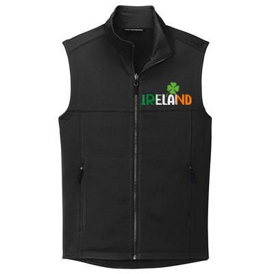 Ireland Irish Flag St Patrick's Day Travel Vacation Europe Collective Smooth Fleece Vest