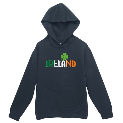 Ireland Irish Flag St Patrick's Day Travel Vacation Europe Urban Pullover Hoodie