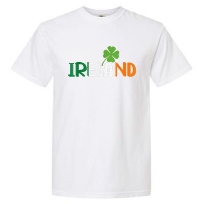 Ireland Irish Flag St Patrick's Day Travel Vacation Europe Garment-Dyed Heavyweight T-Shirt