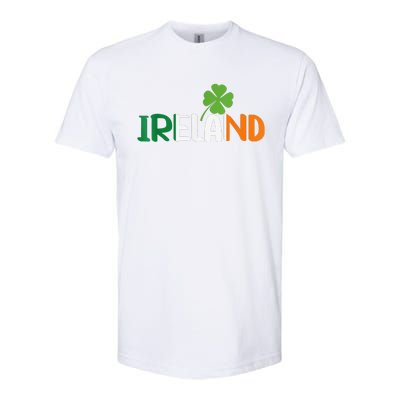 Ireland Irish Flag St Patrick's Day Travel Vacation Europe Softstyle CVC T-Shirt