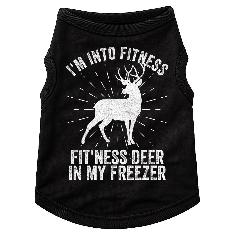 Im Into Fitness Fitness Deer In My Freezer Doggie Tank