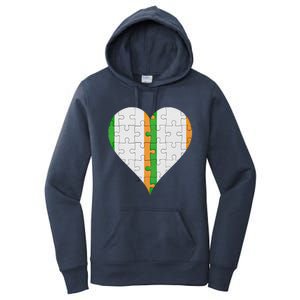 Irish Irish Flag Heart Gift Women's Pullover Hoodie