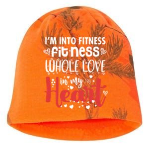 Im Into Fitness Fitness Whole Love In My Heart Valentine Gift Kati - Camo Knit Beanie