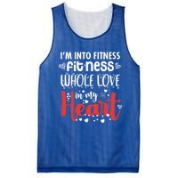 Im Into Fitness Fitness Whole Love In My Heart Valentine Gift Mesh Reversible Basketball Jersey Tank