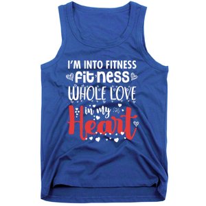 Im Into Fitness Fitness Whole Love In My Heart Valentine Gift Tank Top