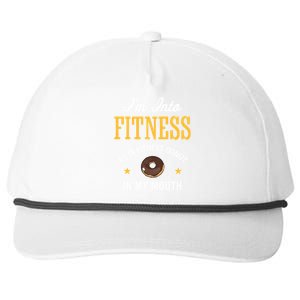 Im Into Fitness Funny Chocolate Glazed Donut Lover Great Gift Snapback Five-Panel Rope Hat