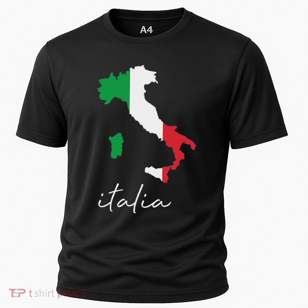 Italia Italy Flag Cooling Performance Crew T-Shirt