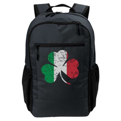 Irish Italian Flag Shamrock St Patricks Day Italy Men Women Daily Commute Backpack