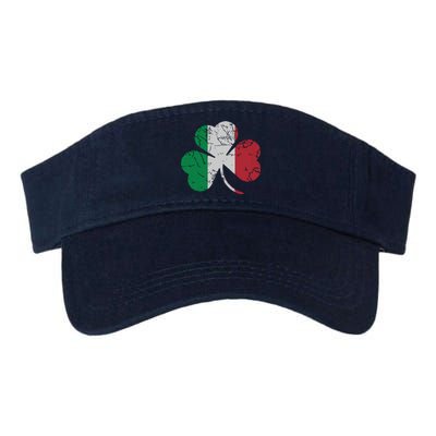 Irish Italian Flag Shamrock St Patricks Day Italy Men Women Valucap Bio-Washed Visor