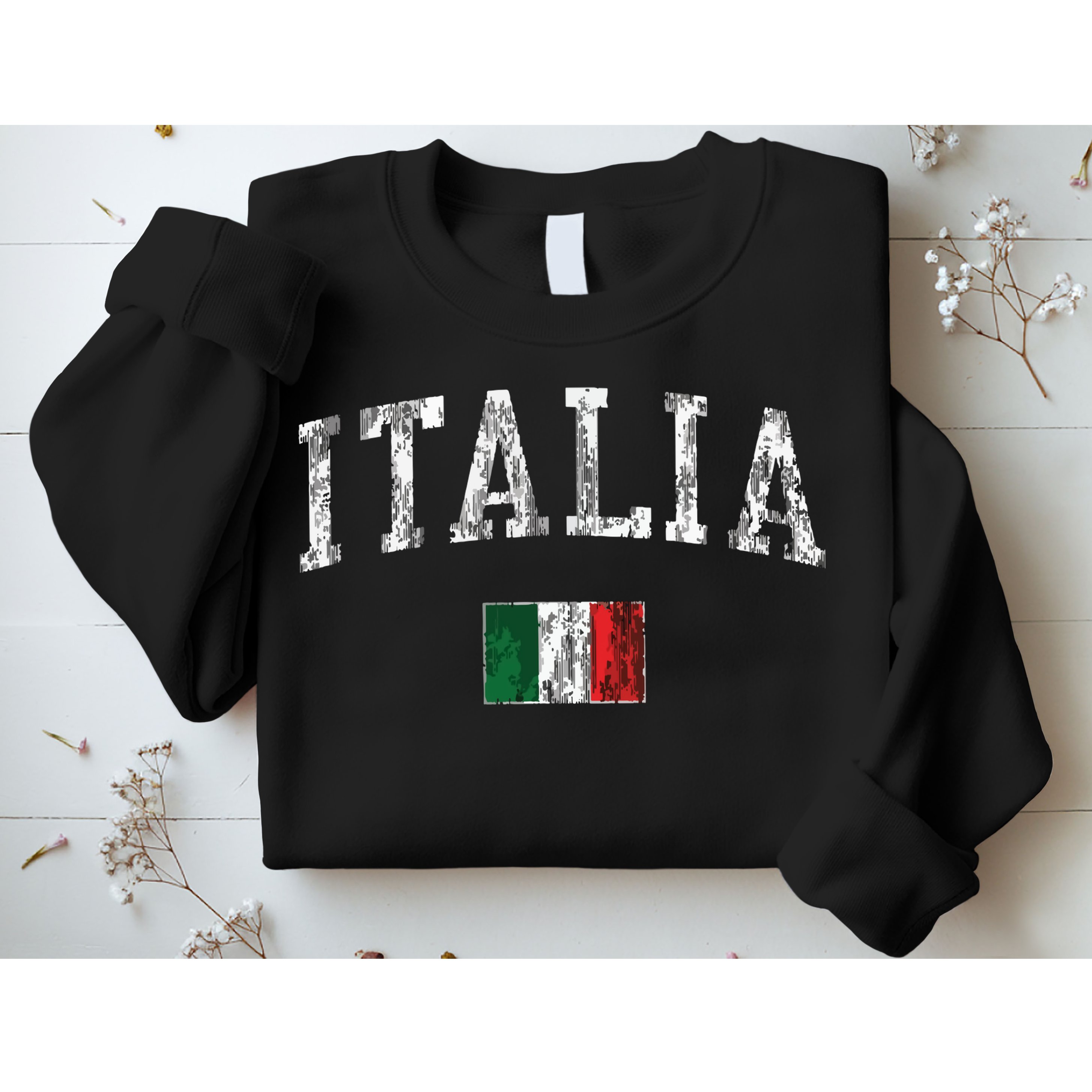 Italia Italian Flag Sports Sweatshirt