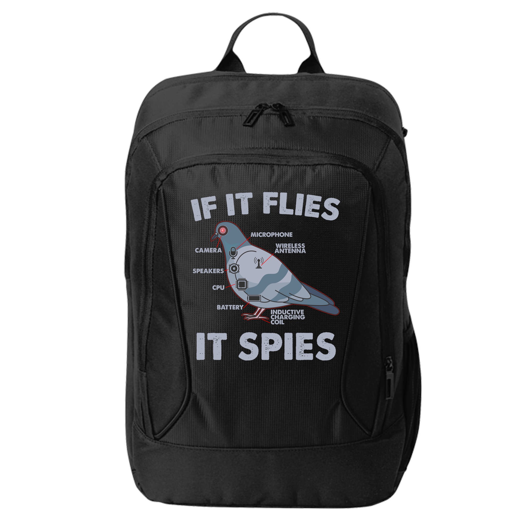 If It Flies It Spies City Backpack