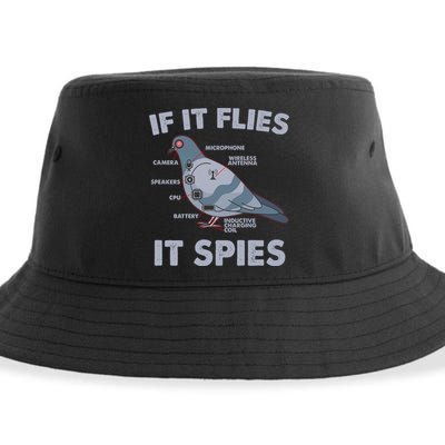 If It Flies It Spies Sustainable Bucket Hat