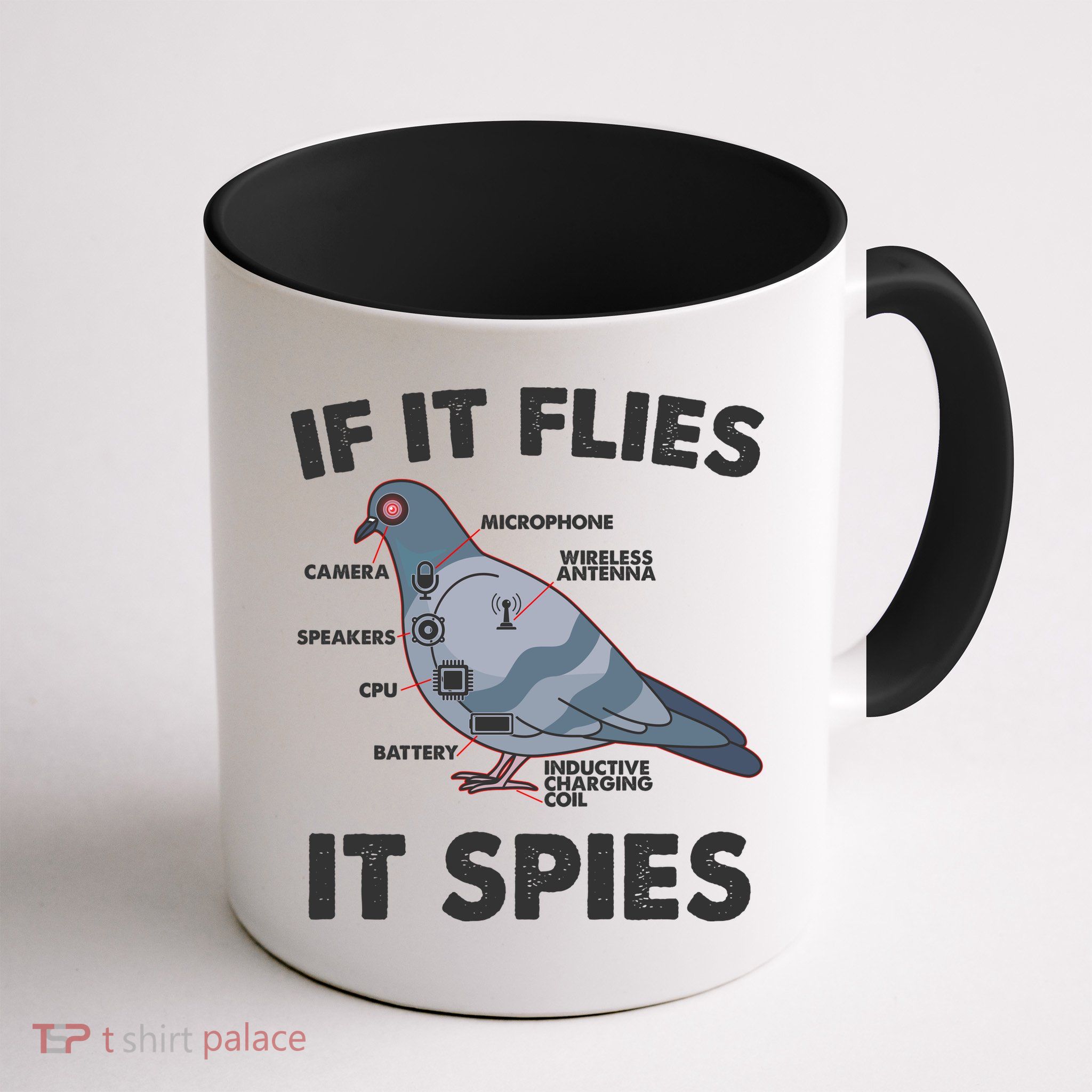 If It Flies It Spies Mug