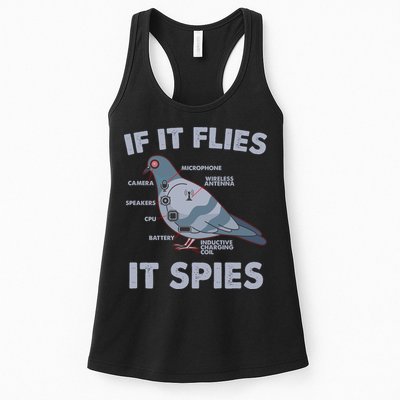 If It Flies It Spies Womens Tank Top